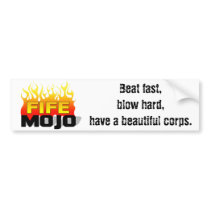 Fife Mojo Beat Sticker Bumper Stickers