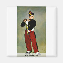 Fifer par Manet Edouard Magnets Pour Réfrigérateur