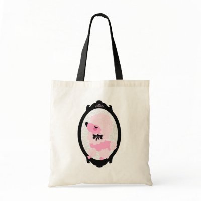 Fifi Pink Poodle Bag by mairim_art