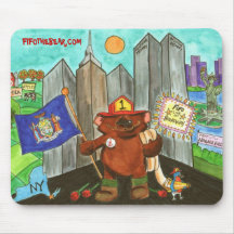 FIFO THE BEAR IN NEW YORK MOUSE MAT