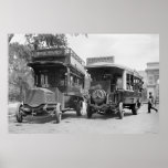 Fifth Avenue Buses, 1913 Print