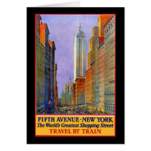 Fifth Avenue New York Greeting Cards