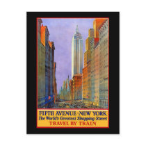 Fifth Avenue New York Post Card