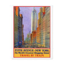 Fifth Avenue - New York Postcard