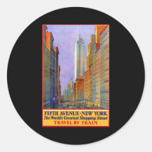 Fifth Avenue New York Stickers