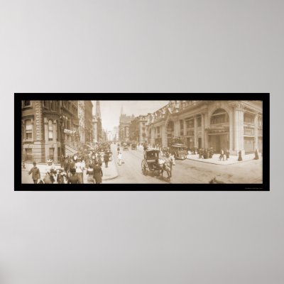 Fifth Avenue NYC Parade Photo 1902 Posters by lc_panoramicphotos
