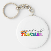 Fifth Grade Teacher Key Chain