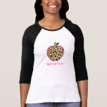 Fifth Grade Teacher Leopard Print Apple t-shirts