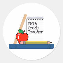 Fifth Grade Teacher (Notebook) Stickers