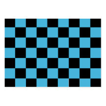 Fifties Black and Blue Business Card