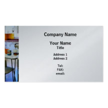 Fifties Kitchen - Platinum Finish Business Card