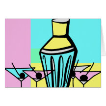 Fifties Martini Card