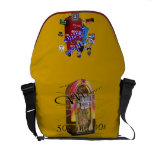 Fifties Memorbilia icons Rickshaw Messenger Bag