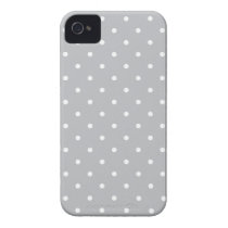 Fifties Style Grey Polka Dot Iphone 4/4S Case