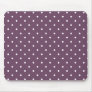 Fifties Style Purple Polka Dot Mousepad