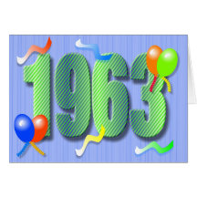 Fiftieth Birthday 1963 Card