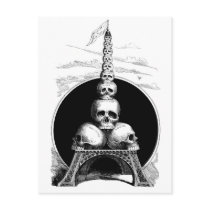 Figaro. An Eiffel Tower for the Cemetery Postcards