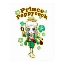 Figaro Poppycock Postcard
