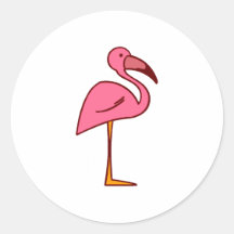 Figgy Flamingo Sticker