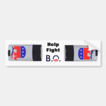 Fight B.O. Bumper Sticker