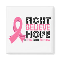Fight Believe Hope - Breast Cancer