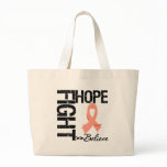 Fight Believe Hope v2 Uterine Cancer Bags
