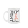 Fight Believe Hope v2 Uterine Cancer Coffee Mug