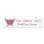 Fight Believe Win - Breast Cancer Bumper Sticker