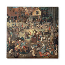 Fight between Carnival and Lent, 1559 Fridge Magnet