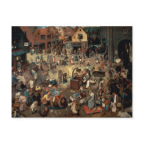 Fight between Carnival and Lent, 1559 Post Cards