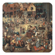Fight between Carnival and Lent, 1559 Sticker