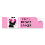 FIGHT BREAST CANCER bumper sticker