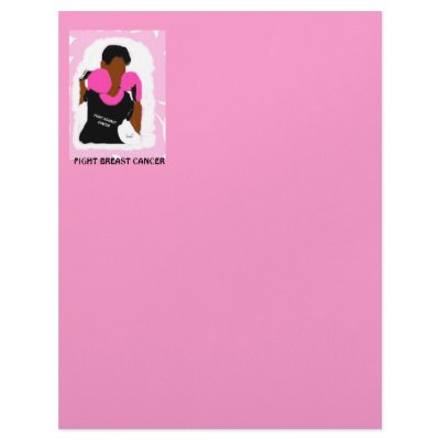 FIGHT BREAST CANCER   Stationery Personalized Letterhead by autumnsplendor