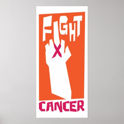 Fight Cancer Poster by AdoptTees
