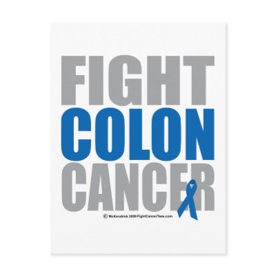 Fight Colon Cancer Post Cards by fightcancertees