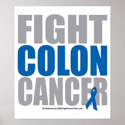 Fight Colon Cancer Posters by fightcancertees