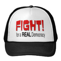 Fight for a Real Democracy hats