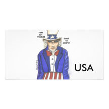 Fight for Freedom Stand for Liberty2 Photo Greeting Card