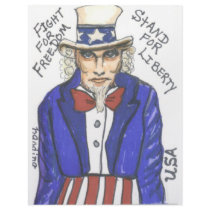 Fight for Freedom Stand for Liberty Customized Letterhead