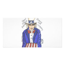 Fight for Freedom Stand for Liberty Picture Card