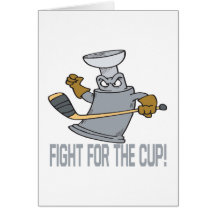 Fight For The Cup Greeting Card