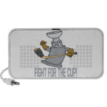 Fight For The Cup Laptop Speaker