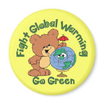 Fight Global Warming Refrigerator Magnets