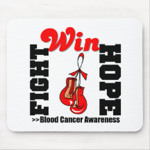 Fight Hope Win - Blood Cancer Mousepad