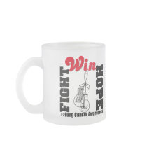 Fight Hope Win - Lung Cancer Mug