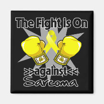 Fight is On Against Sarcoma Refrigerator Magnets