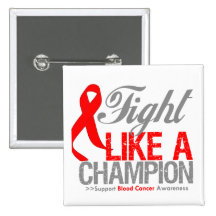 Fight Like a Champion Blood Cancer Pin