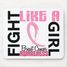 Fight Like A Girl 3.3 Breast Cancer Mouse Pads
