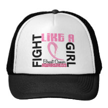 Fight Like A Girl 3.3 Breast Cancer Trucker Hats