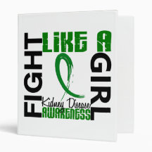 Fight Like A Girl 3.3 Kidney Disease Binder